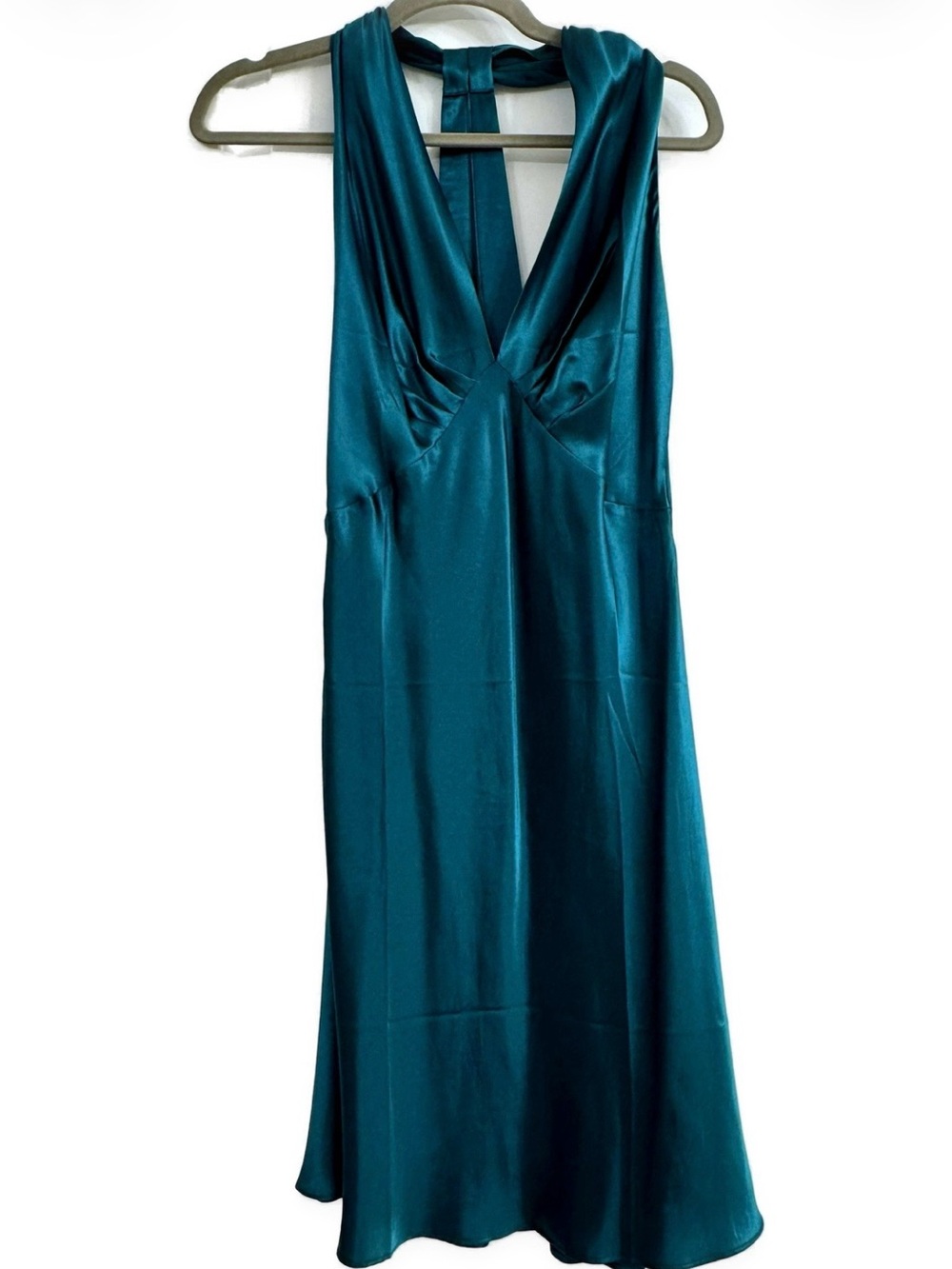 Victoria's Secret Vintage Gold Label Silk V-Neck Chemise